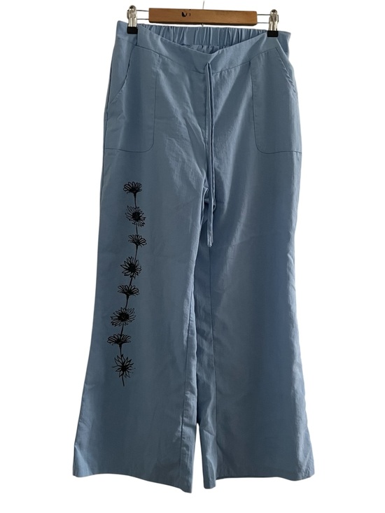 SHEIN Pants - SHEIN LUNE Relaxed Wide Leg Casual Floral Print Lounge Summer Vacation Pants L